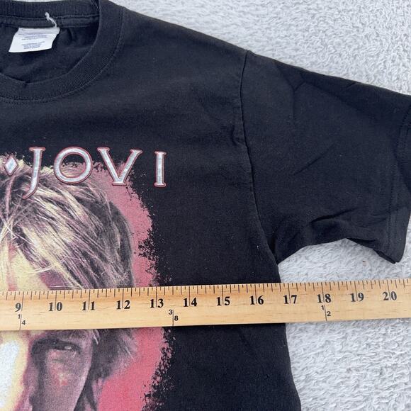 Bon Jovi Shirt Mens Small Black Because We Can 2013 Tour Concert Band Tee - Picture 5 of 6